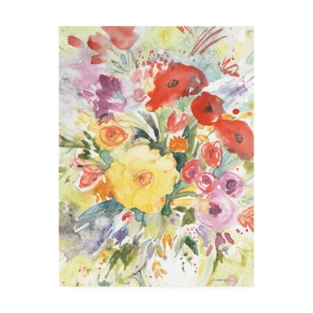 Trademark Fine Art Sheila Golden 'The Birthday Bouquet' Canvas Art, 35x47 SG08832-C3547GG
